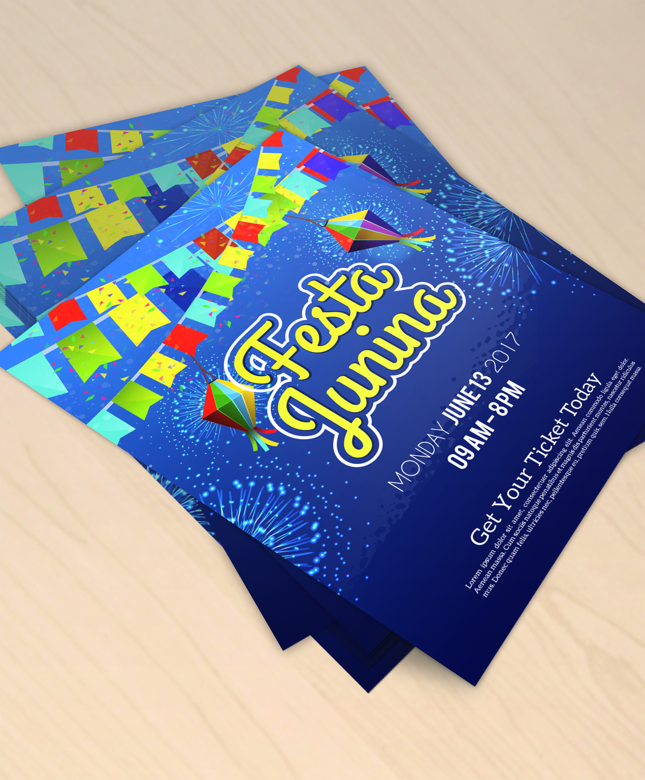 Glossy Text Flyer