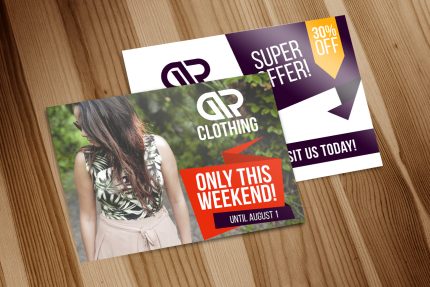 Postcards<br>18pt Matte / Silk Lamination